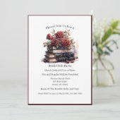 ブックレット、ブックラバー、ブッククラブ 招待状 (スタンド正面)