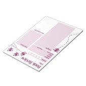ブックレビュー読のBeeメモ帳 ノートパッド (アングル)