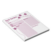 ブックレビュー読のBeeメモ帳 ノートパッド (アングル)