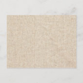 ブックレースバーラップ素朴赤ちゃんシャワーインサートを持って来る インビテーションポストカード (裏面)