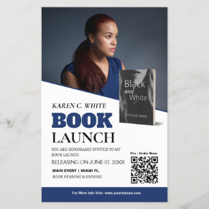 ブックローンチカスタムョーフライヤー チラシ