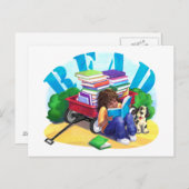 ブックワゴン読 ポストカード (正面/裏面)