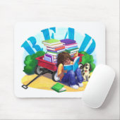 ブックワゴン マウスパッド (マウス)