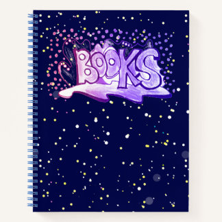 ブックワードレタリング読スケッチのスパイラル ノートブック