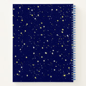 ブックワードレタリング読スケッチのスパイラル ノートブック (裏面)