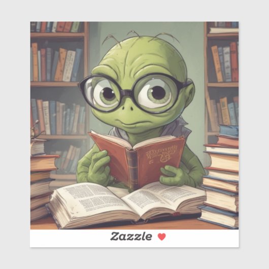 ブックワームのシール シール (シート)