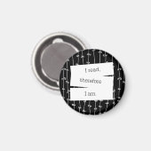 ブックワームのモットー冷蔵庫用マグネット マグネット (正面/裏面)