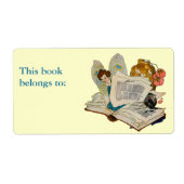 ブックワームの妖精 ラベル (正面)