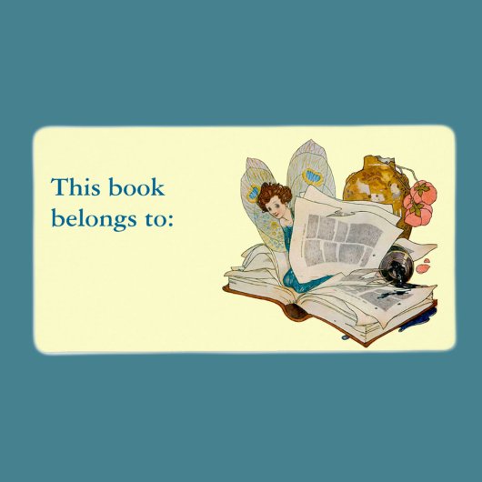 ブックワームの妖精 ラベル