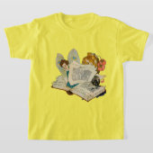 ブックワームの妖精 Tシャツ (レイダウン)