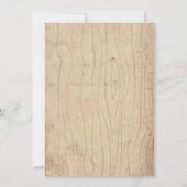 ブックワームの誕生日パーティーの招待 招待状 (裏面)