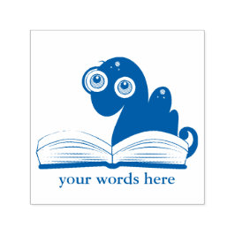 ブックワーム単語の追加先生学生スタンプ セルフインキングスタンプ