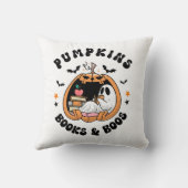 ブックワーム幽霊カボチャンスブックス&ボース クッション (裏面)