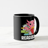 ブックワーム読Readolotl両生類 マグカップ (正面右)