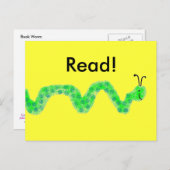 ブックワーム ポストカード (正面/裏面)