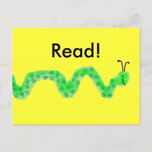 ブックワーム ポストカード (正面)