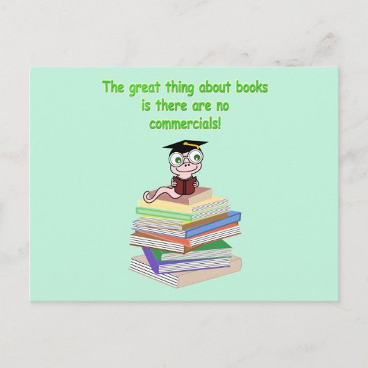 ブックワーム ポストカード (正面)