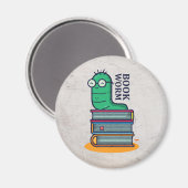 ブックワーム マグネット (正面/裏面)