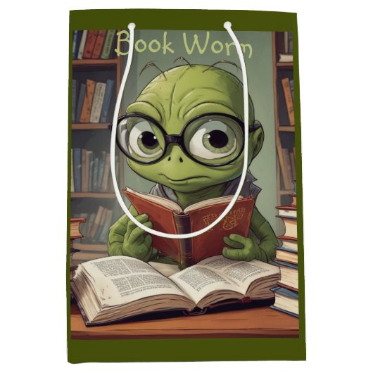 ブックワーム ミディアムペーパーバッグ (正面)