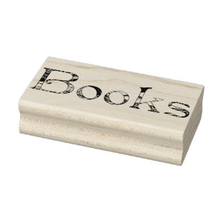 ブックヴィンテージイラストレーション ラバースタンプ