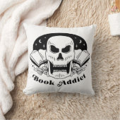 ブック中毒 クッション (ブランケット)