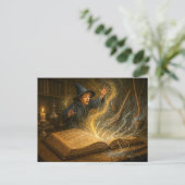 ブック付き若いウィザードファンタジーイラストレーション シーズンポストカード (スタンド正面)