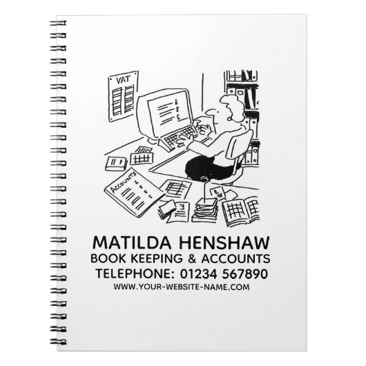 ブック保とアカウントノートブック ノートブック (正面)