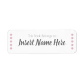 ブック名ラベル ラベル (正面)