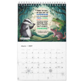 ブック引用文カレンダー |カレン感動的ダー カレンダー (3月 2027)