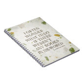 ブック引用文by James Baldwin ノートブック (右側)