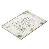 ブック引用文by James Baldwin ノートブック (左側)