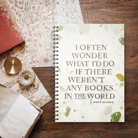 ブック引用文by James Baldwin ノートブック