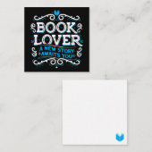 ブック恋人のノートカード ノートカード (正面/裏面)