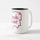 ブック恋人の言葉の手書きマグ ツートーンマグカップ (正面右)
