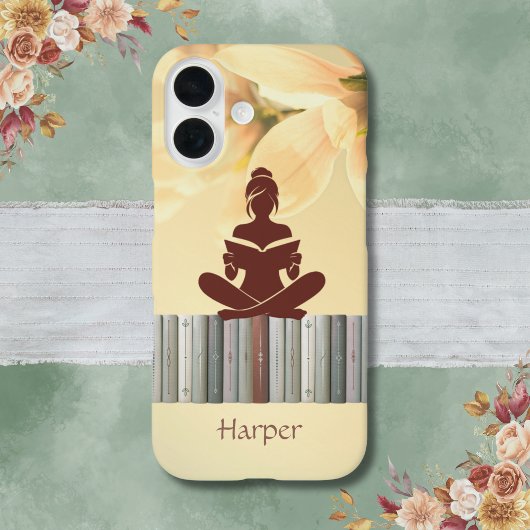 ブック恋人の電話ケースエレガント黄 Case-Mate iPhoneケース