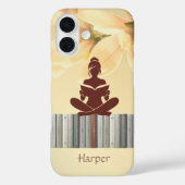 ブック恋人の電話ケースエレガント黄 Case-Mate iPhoneケース (裏面)