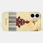 ブック恋人の電話ケースエレガント黄 Case-Mate iPhoneケース (裏面 (横))