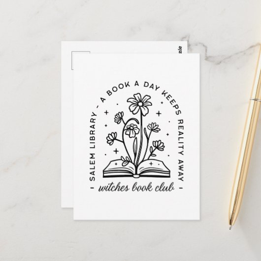 ブック恋人クラブ魔女読の分隊 ポストカード (正面/裏面インサイチュ)