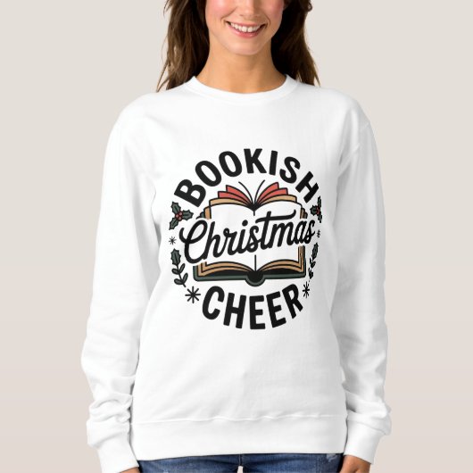 ブック愛のクリスマス・ホリデー スウェットシャツ (正面)
