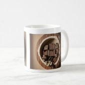 ブック愛好家のためのCoffy Mug コーヒーマグカップ (正面右)