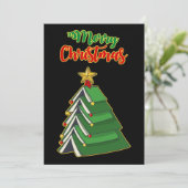 ブック愛好家のクリスマスツリーIV 招待状 (スタンド正面)