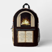 ブック愛好家の文学アドベンチャーバックパック プリントバックパック (正面)
