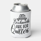 ブック愛好家 – ブック中毒者 – おもしろい Librarian 缶クーラー (缶正面)