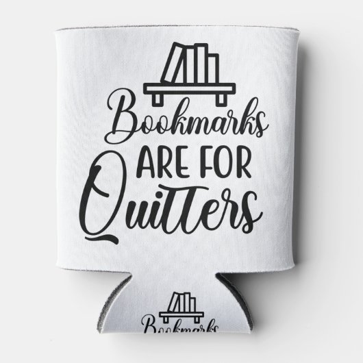 ブック愛好家 – ブック中毒者 – おもしろい Librarian 缶クーラー (正面)