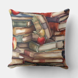 ブック愛好家 – 夢の探索読発見- A Book クッション