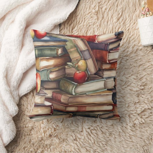 ブック愛好家 – 夢の探索読発見- A Book クッション (ブランケット)
