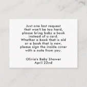 ブック挿入カードの持ちカスタム込み エンクロージャーカード (裏面)