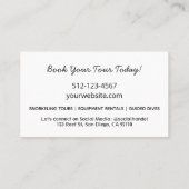 ブック海をテーマにしたツアー 名刺 (裏面)