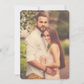 ブック私たちの日付の黄色のヴィンテージブックカバー結婚ズ セーブザデート (裏面)