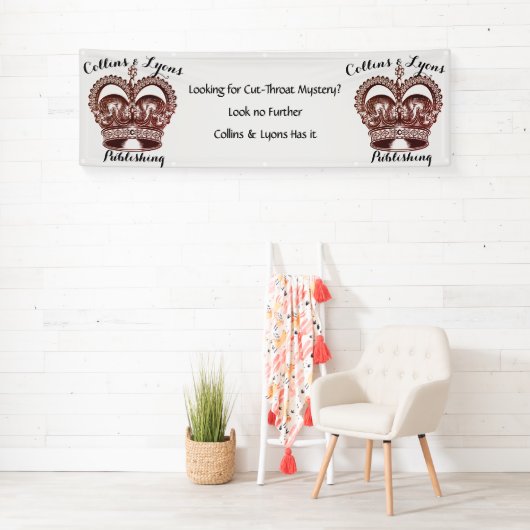 ブック署名クラウンさくらんぼ赤 横断幕 (インサイチュ)